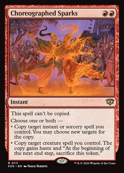 Choreographed Sparks (Foil)